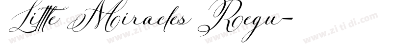 Little Miracles Regu字体转换
